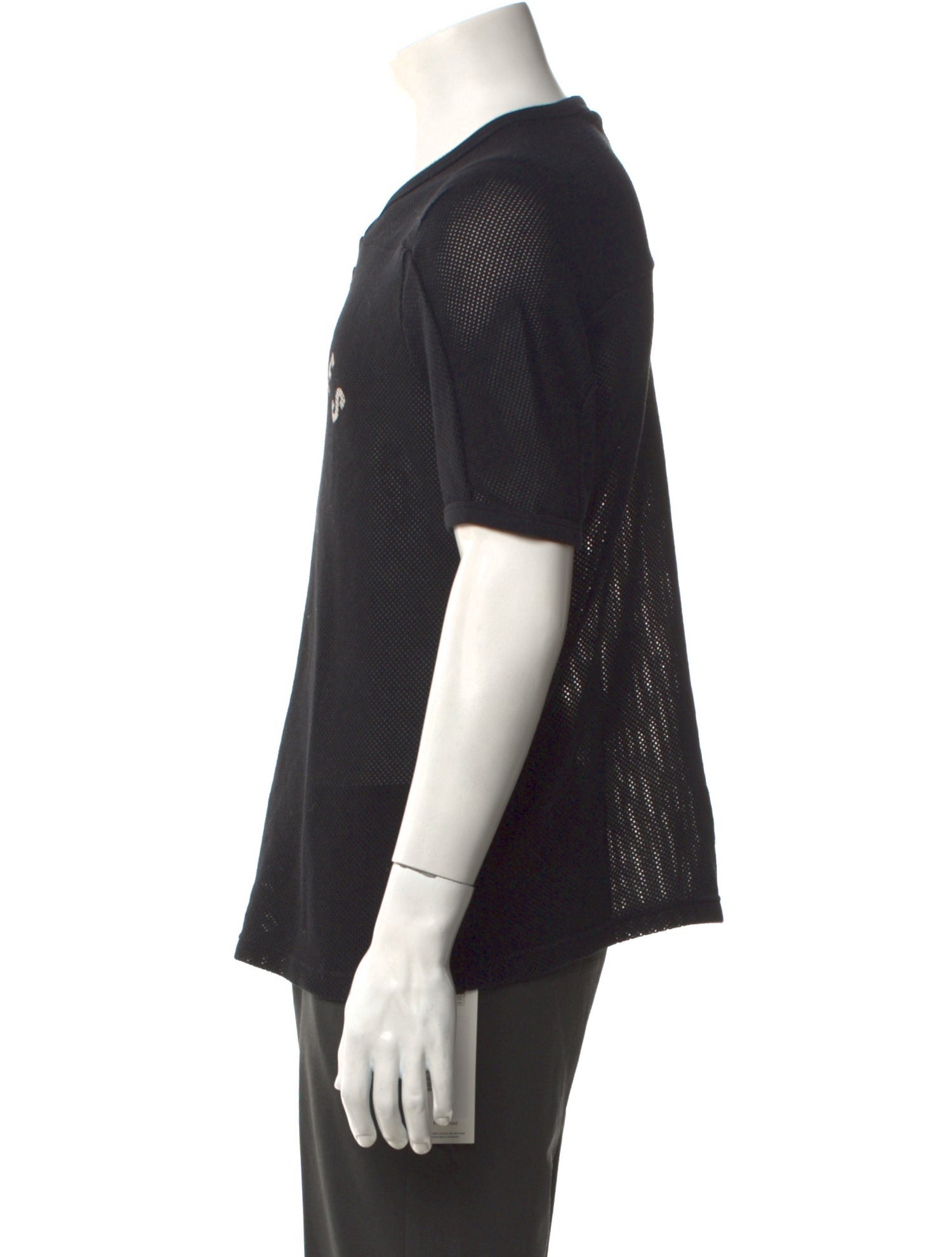 Courrèges Graphic Print V-Neck T-Shirt