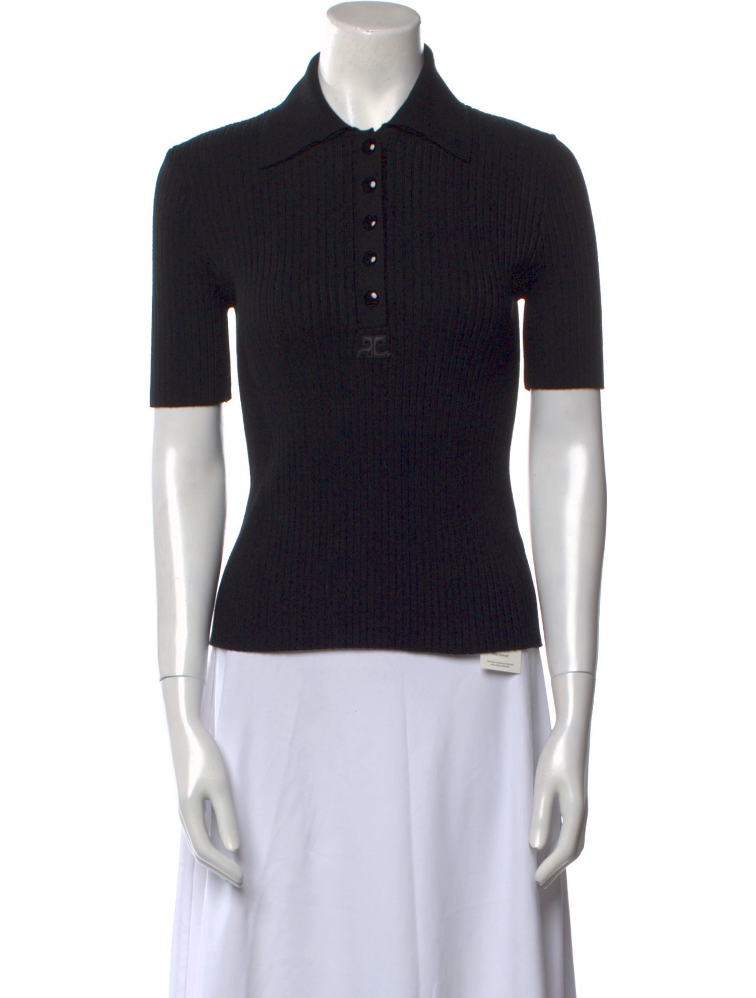 Courrèges Short Sleeve Polo