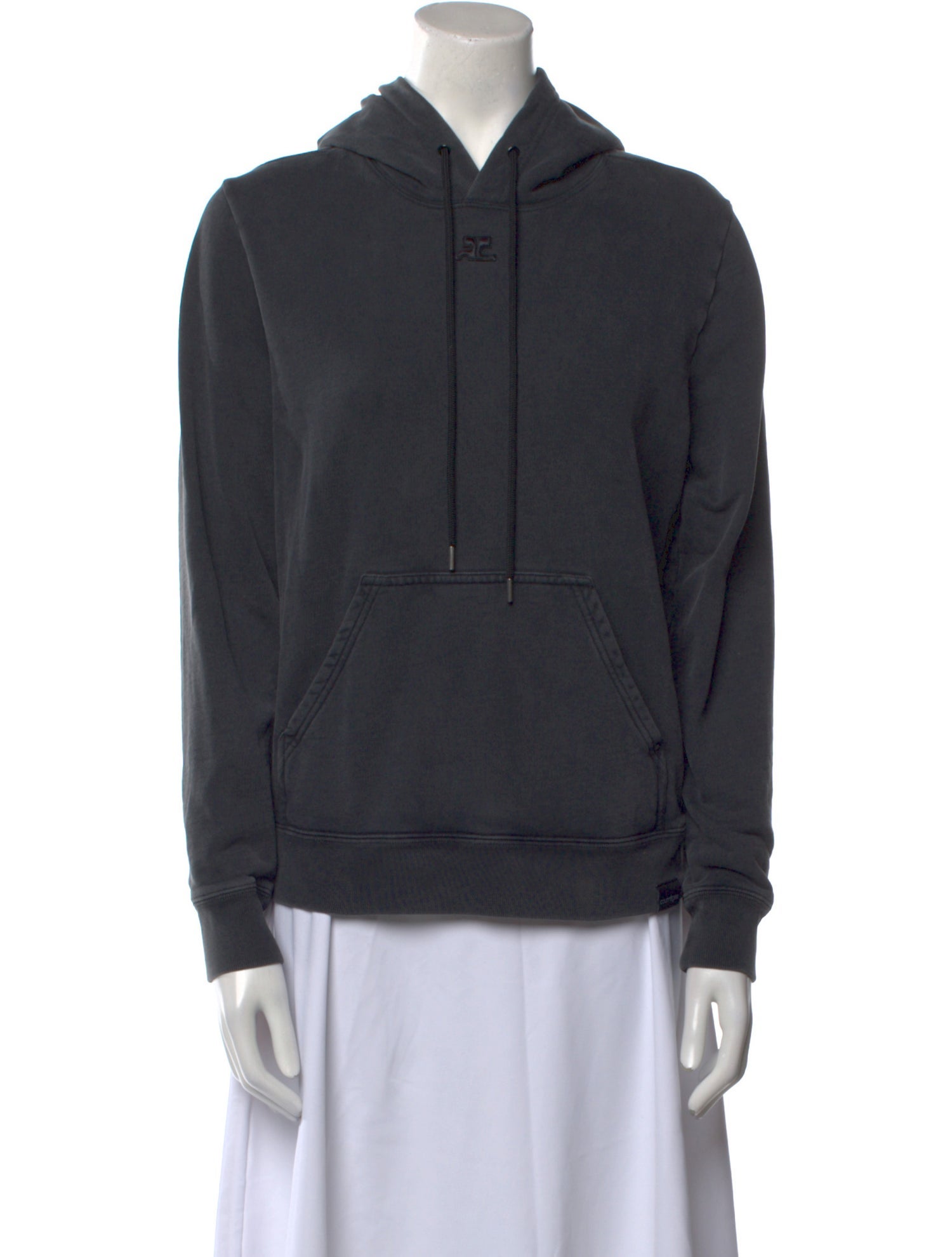 Courrèges Crew Neck Long Sleeve Sweatshirt