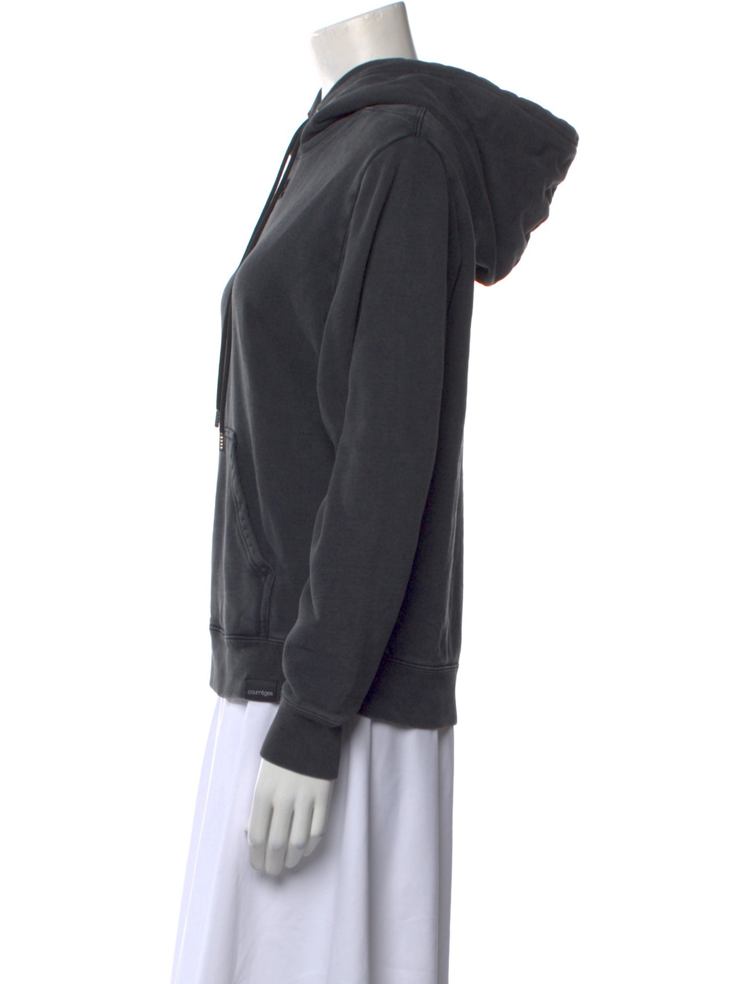 Courrèges Crew Neck Long Sleeve Sweatshirt