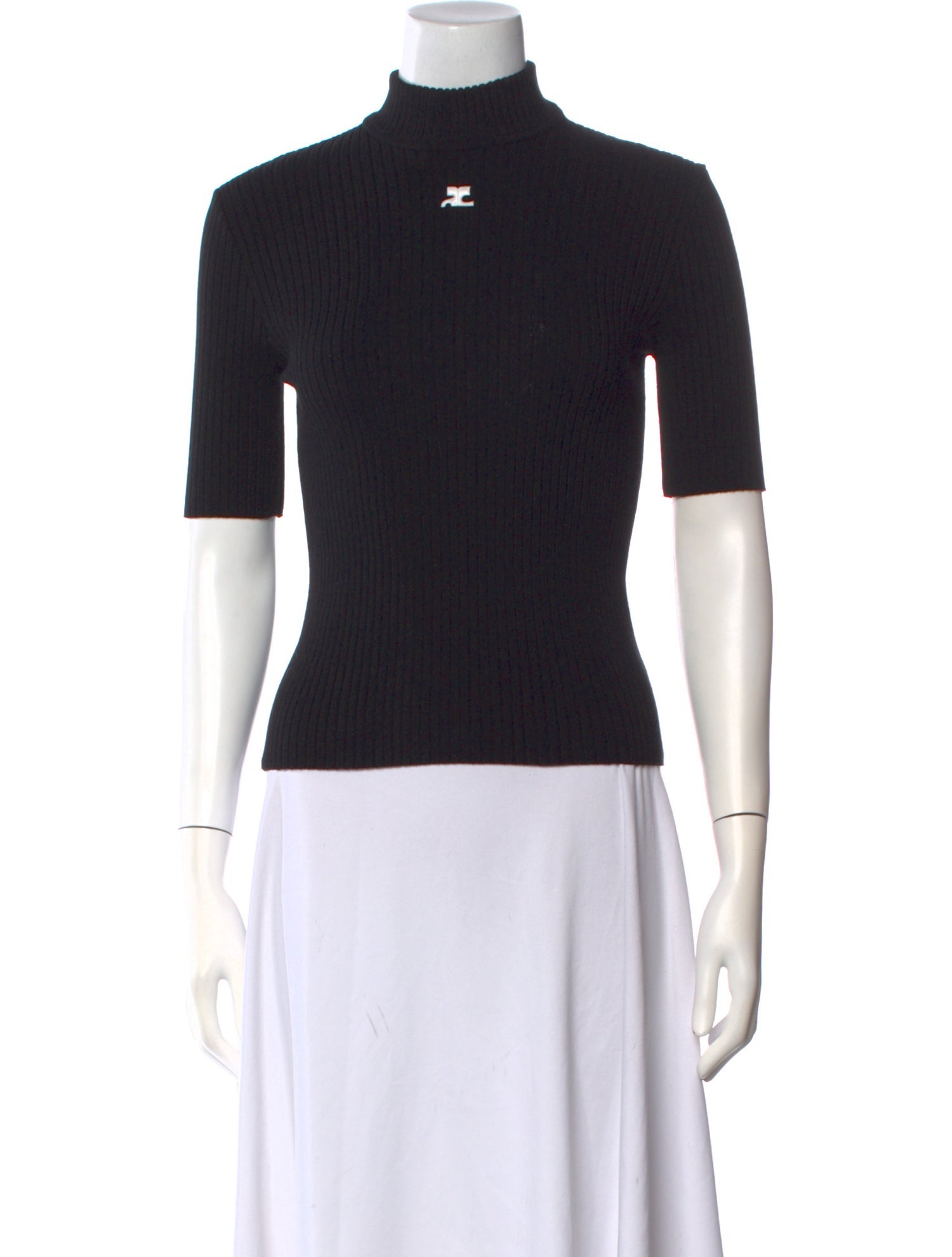 Courrèges Mock Neck Sweater