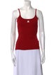 Courrèges Scoop Neck Sleeveless Top