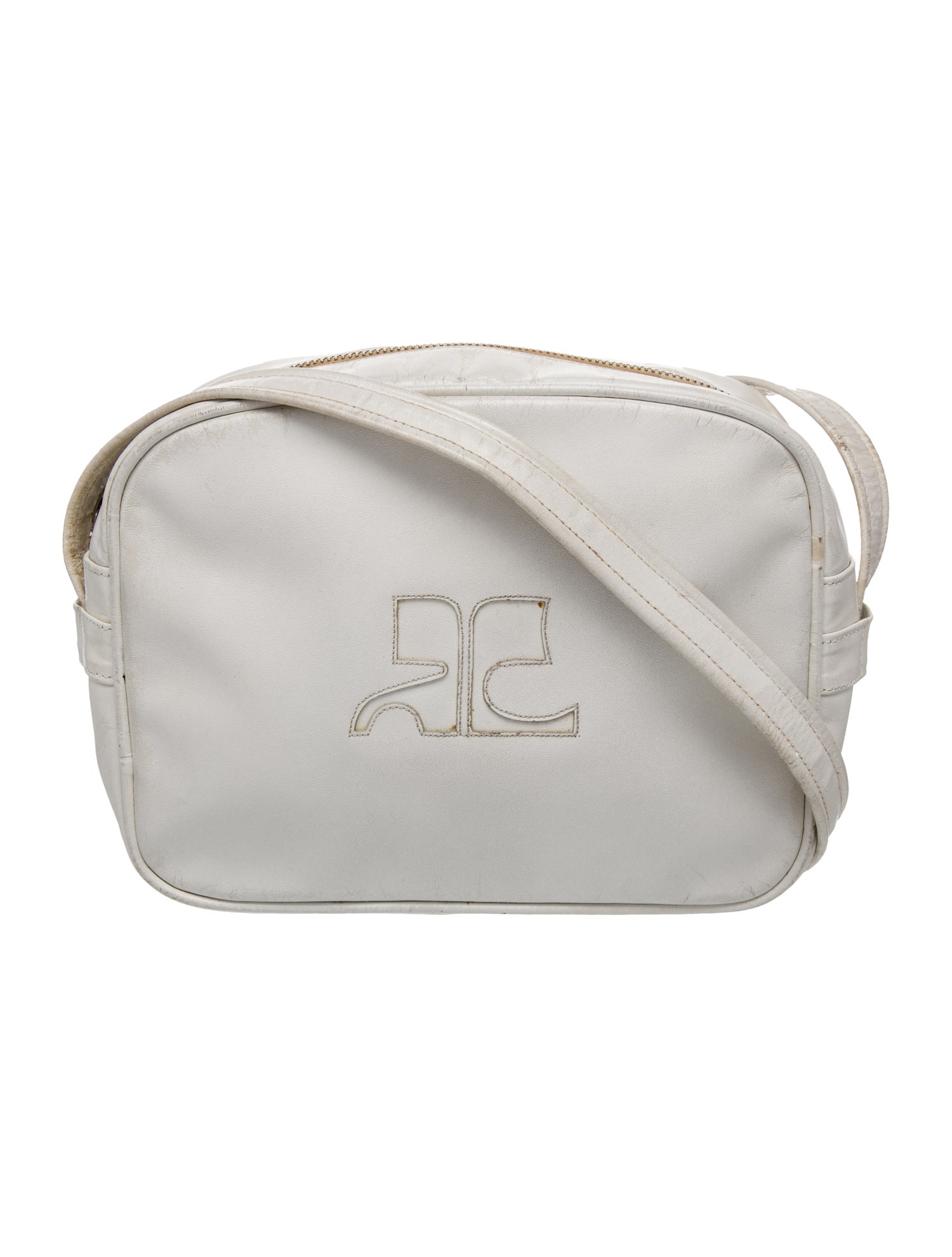 Courrèges Leather Crossbody Bag