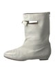 Courrèges Leather Rain Boots