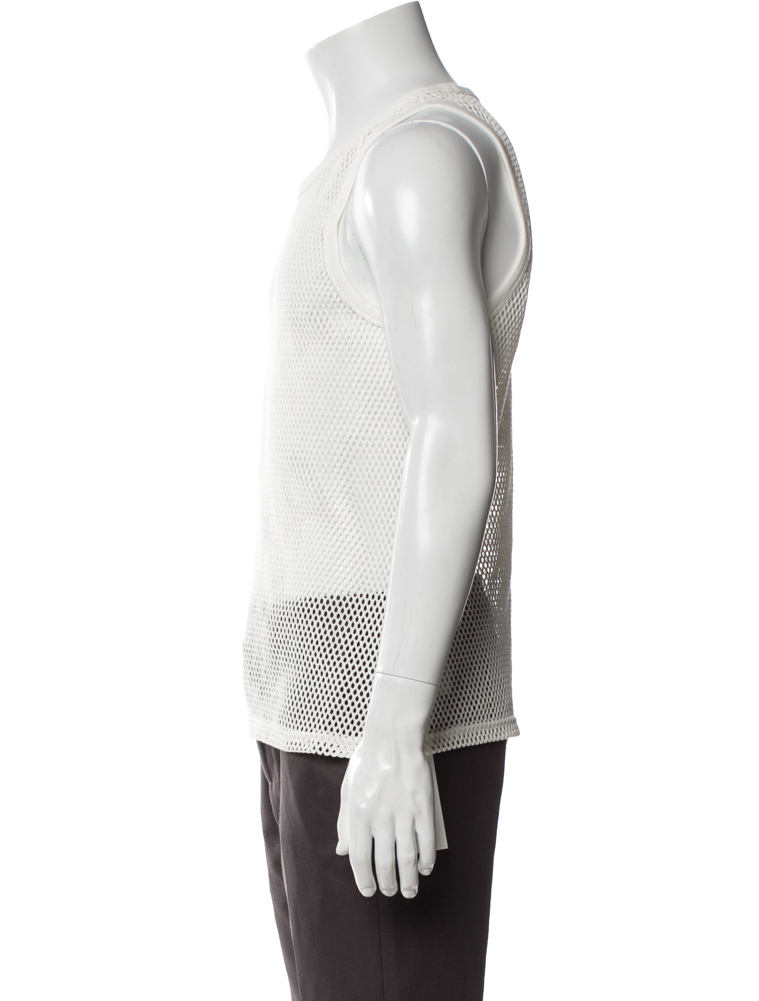 Courrèges Crew Neck Sleeveless T-Shirt