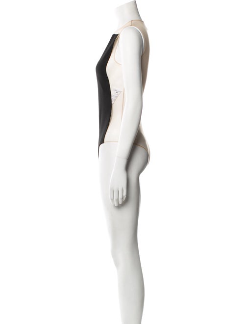 Courrèges Square Neckline Sleeveless Bodysuit