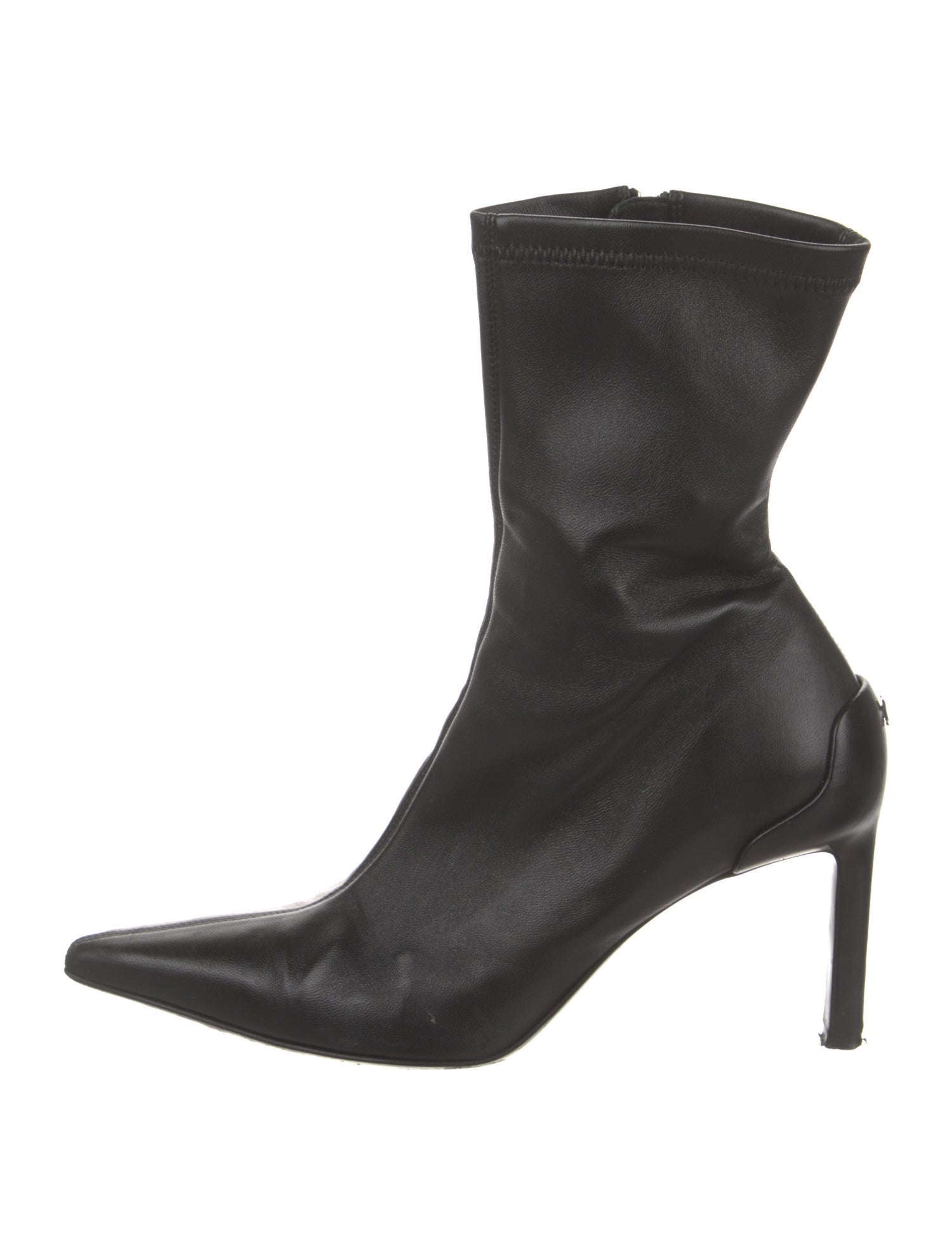 Courrèges Leather Sock Boots