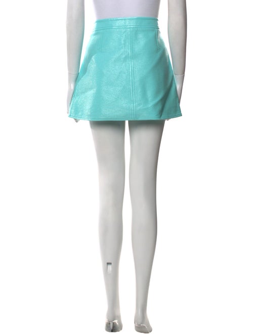 Courrèges Embroidered Accent Mini Skirt