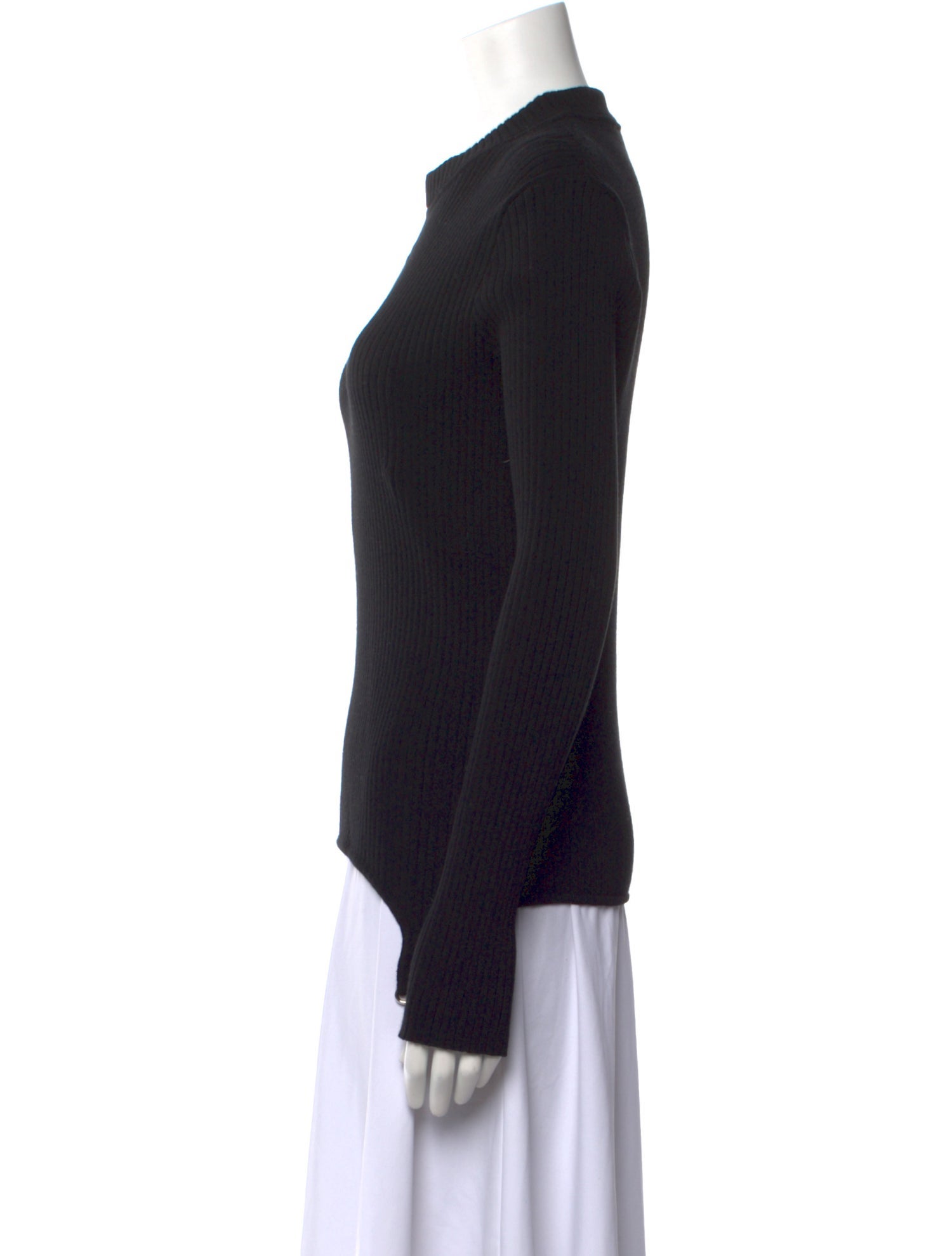 Courrèges Crew Neck Long Sleeve Top