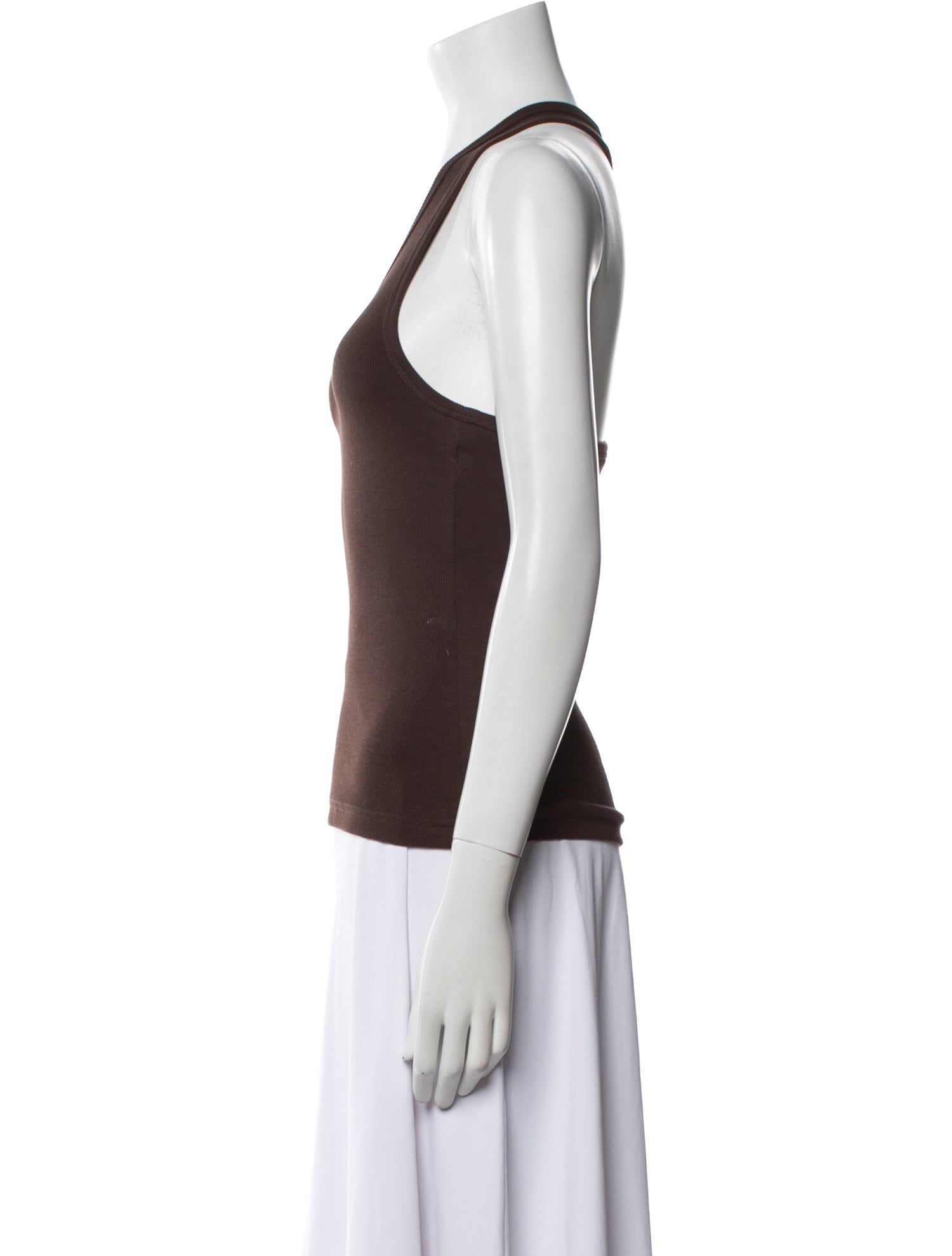 Courrèges Scoop Neck Sleeveless Top