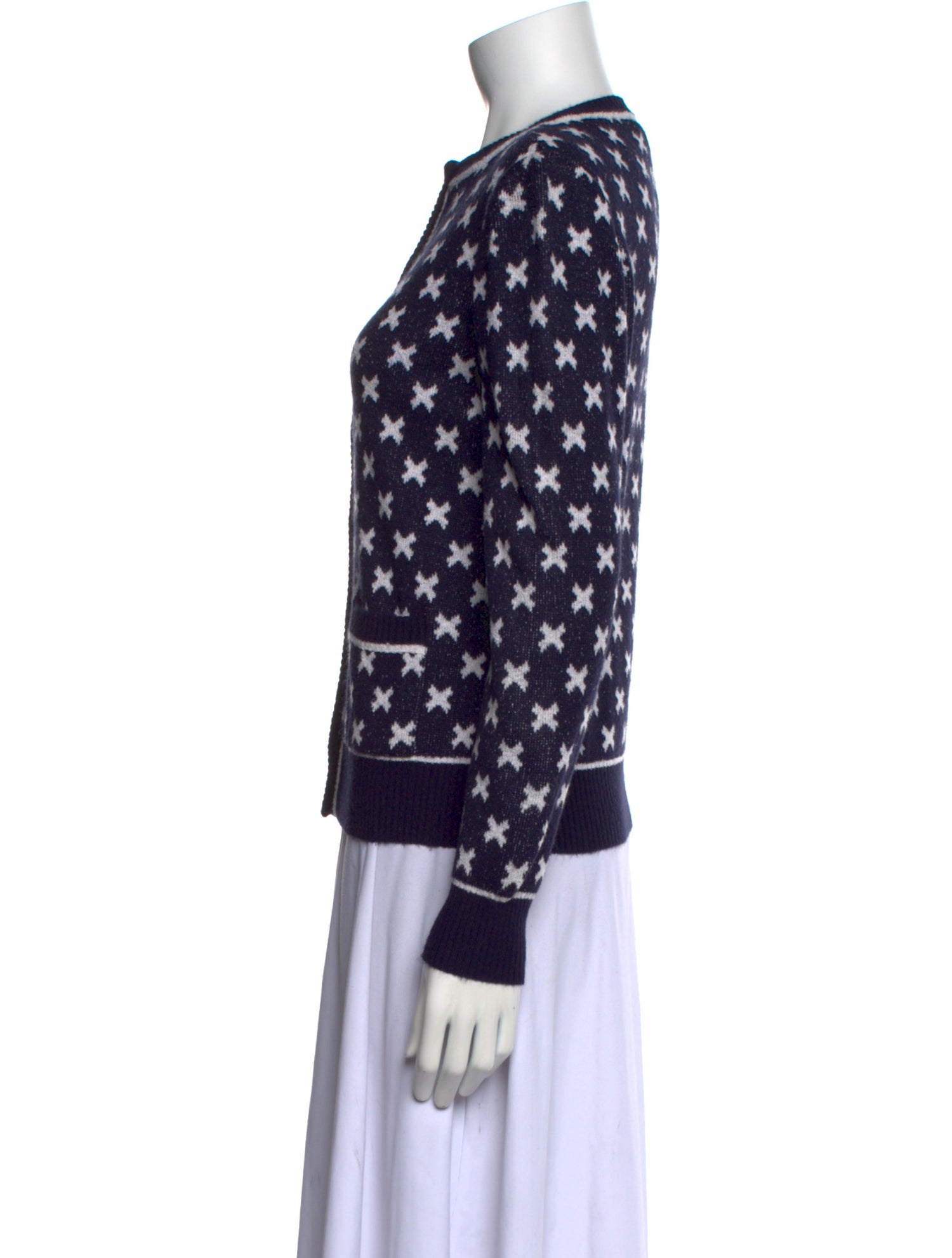 Courrèges Printed Crew Neck Sweater