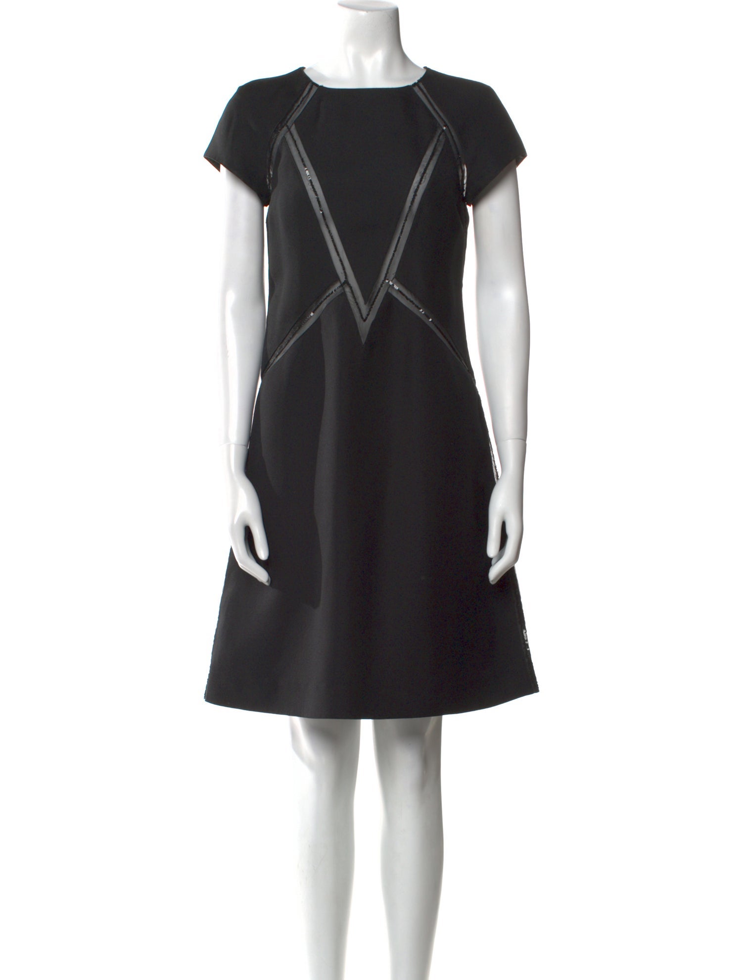 Courrèges Crew Neck Mini Dress