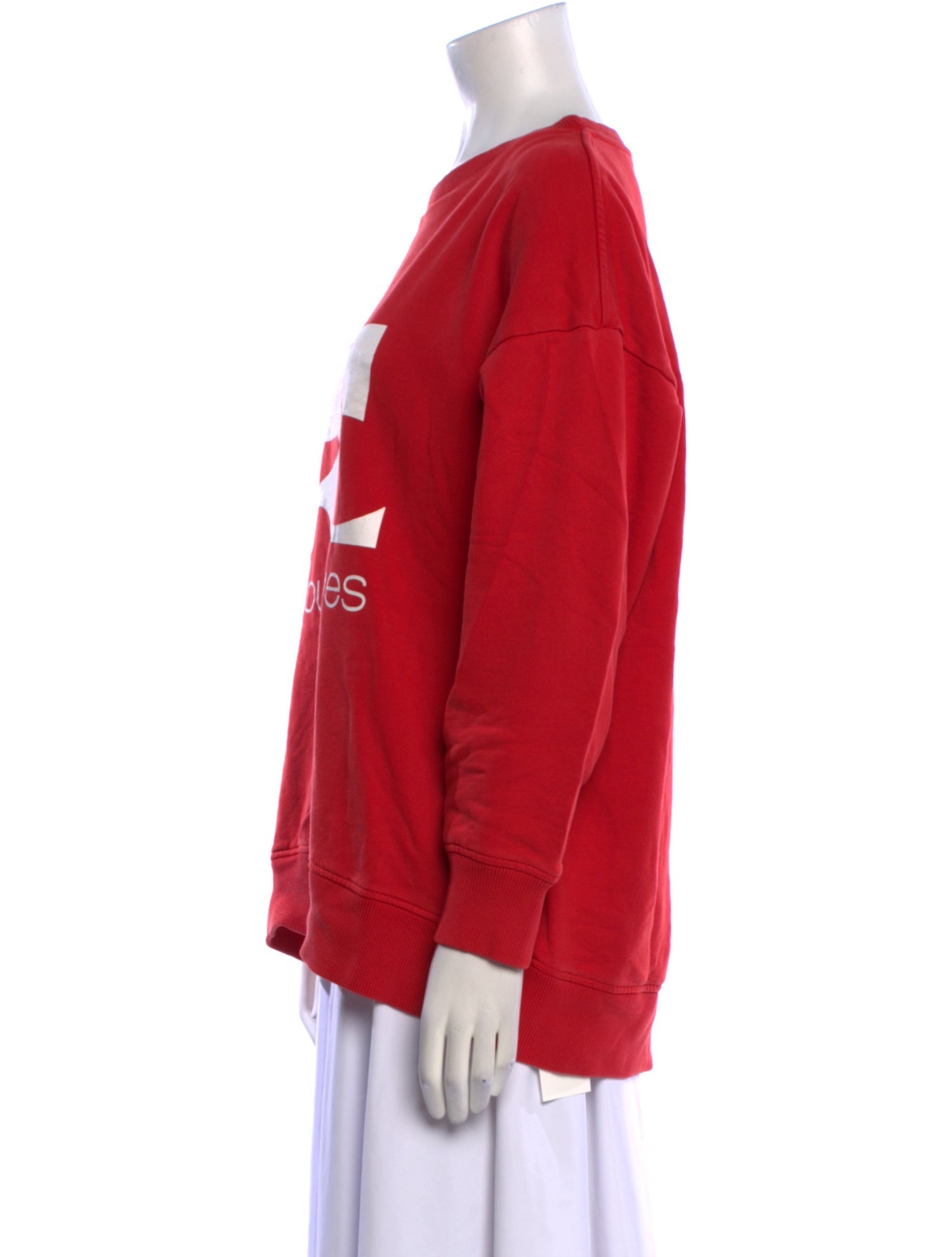 Courrèges Graphic Print Crew Neck Sweatshirt