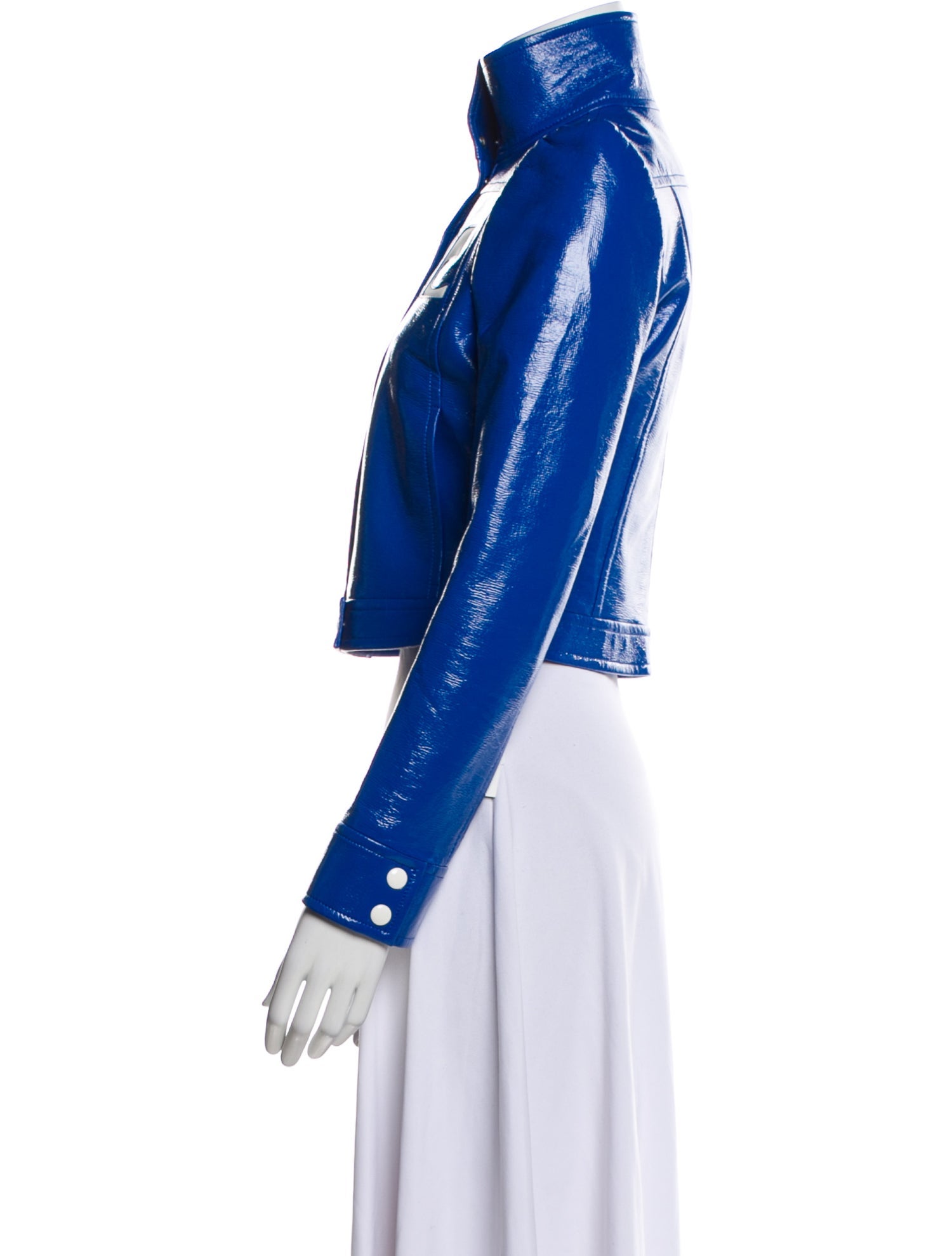 Courrèges Graphic Print Biker Jacket w/ Tags