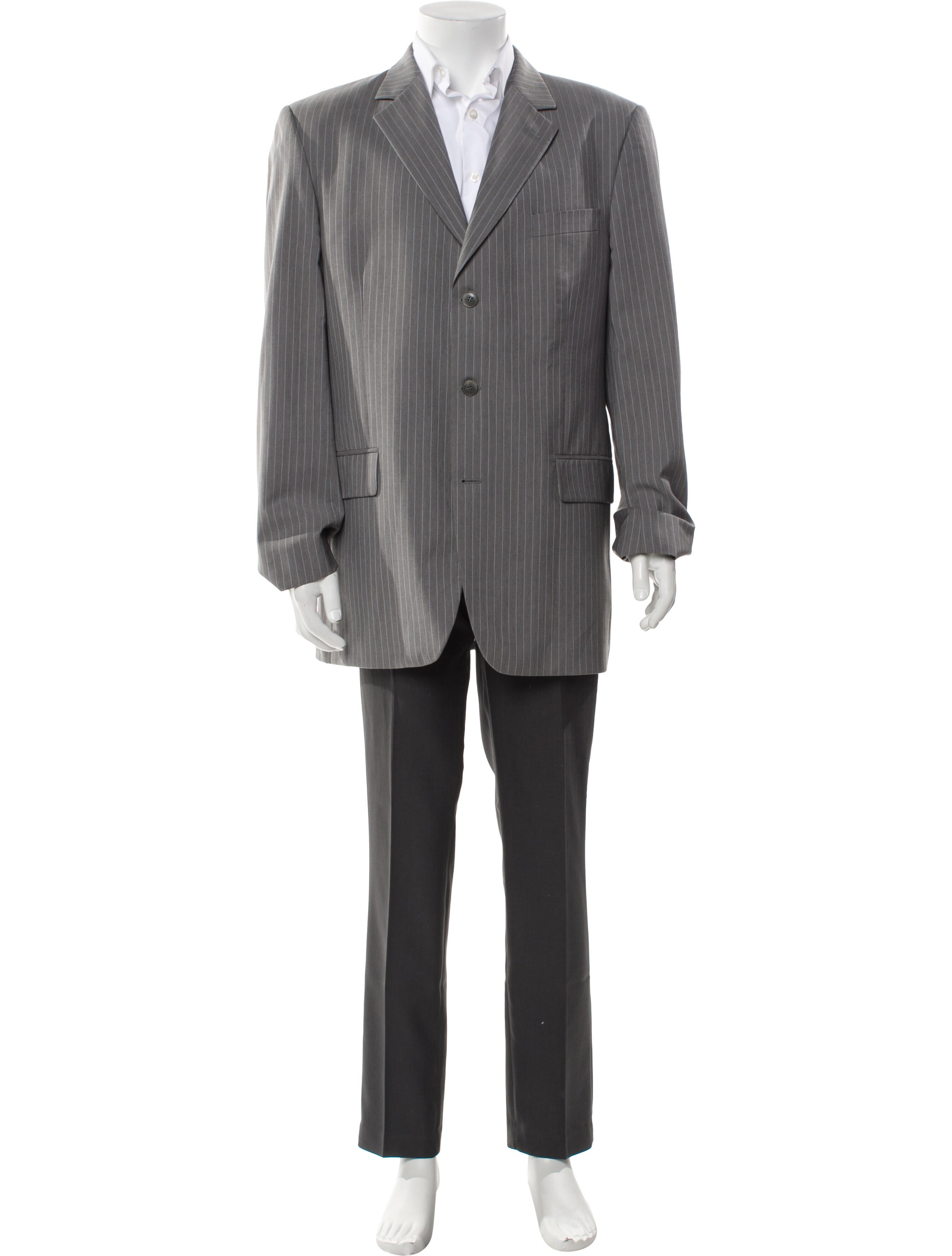 Courrèges Virgin Wool Striped Blazer