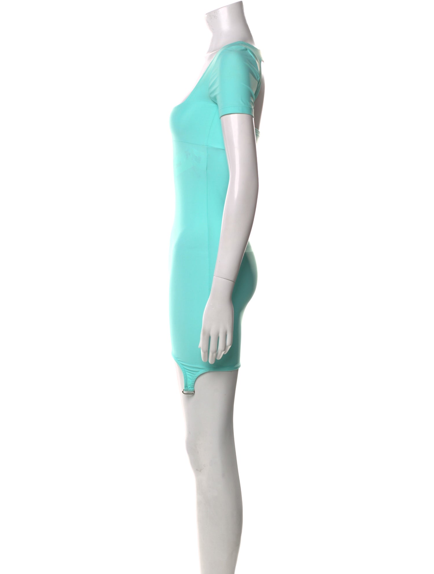 Courrèges Square Neckline Mini Dress