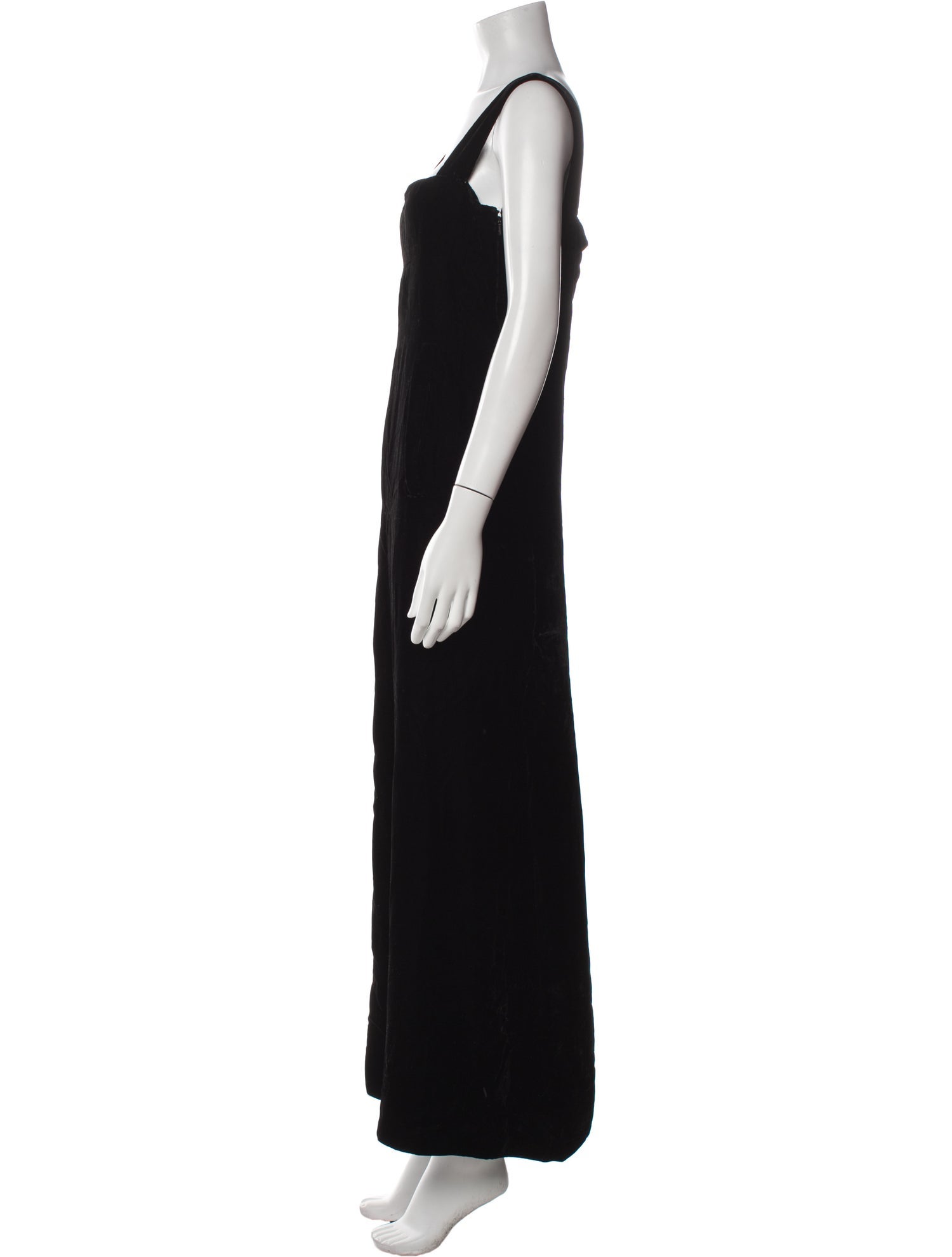 Courrèges Square Neckline Long Dress