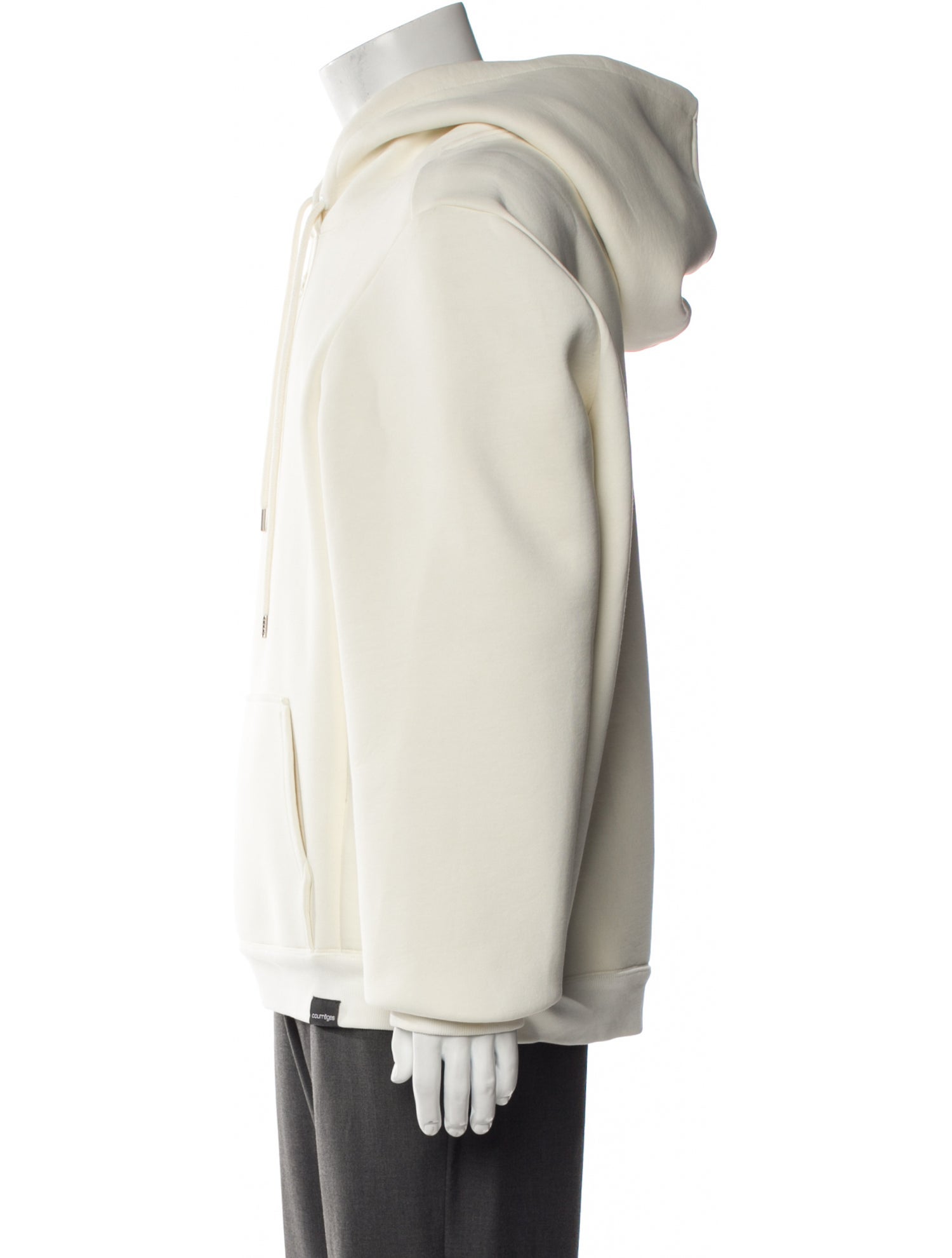 Courrèges Crew Neck Long Sleeve Hoodie