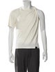 Courrèges Crew Neck Sleeveless T-Shirt