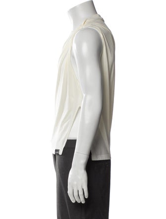 Courrèges Crew Neck Sleeveless T-Shirt