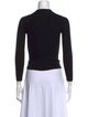 Courrèges Merino Wool Mock Neck Sweater