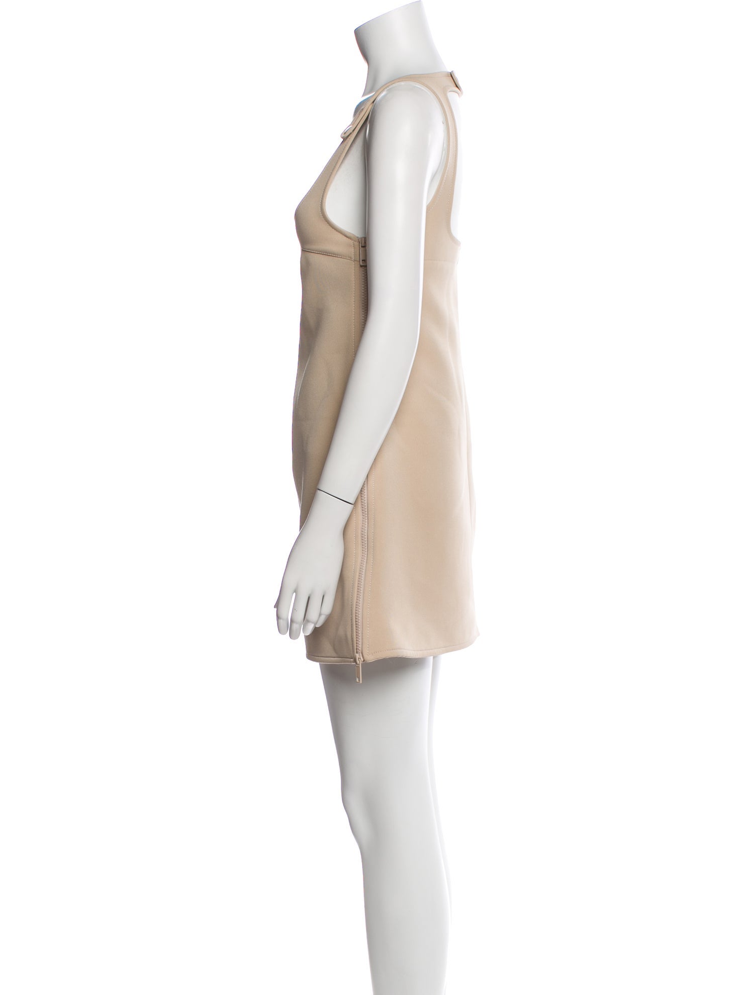 Courrèges Square Neckline Mini Dress