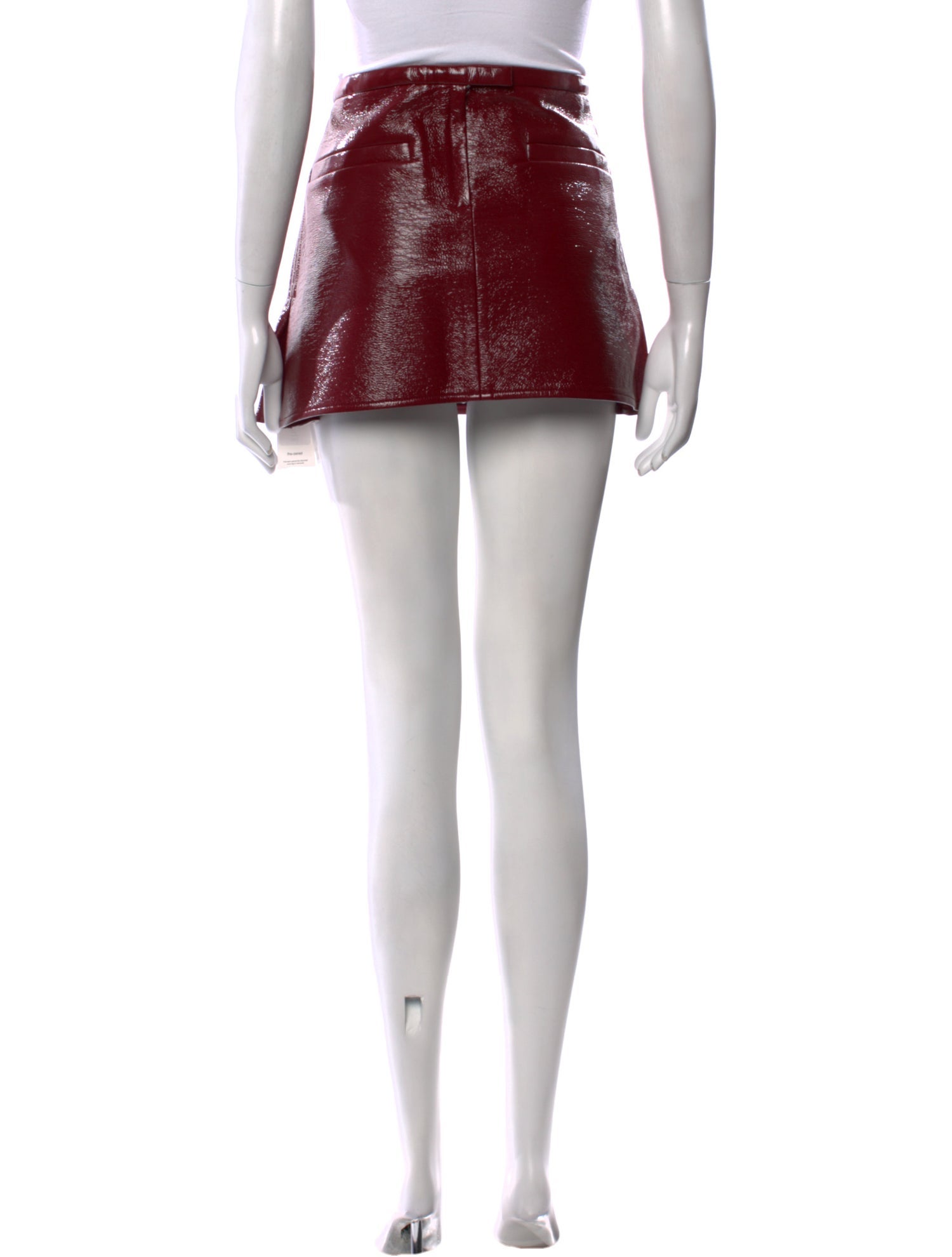 Courrèges Embroidered Accent Mini Skirt