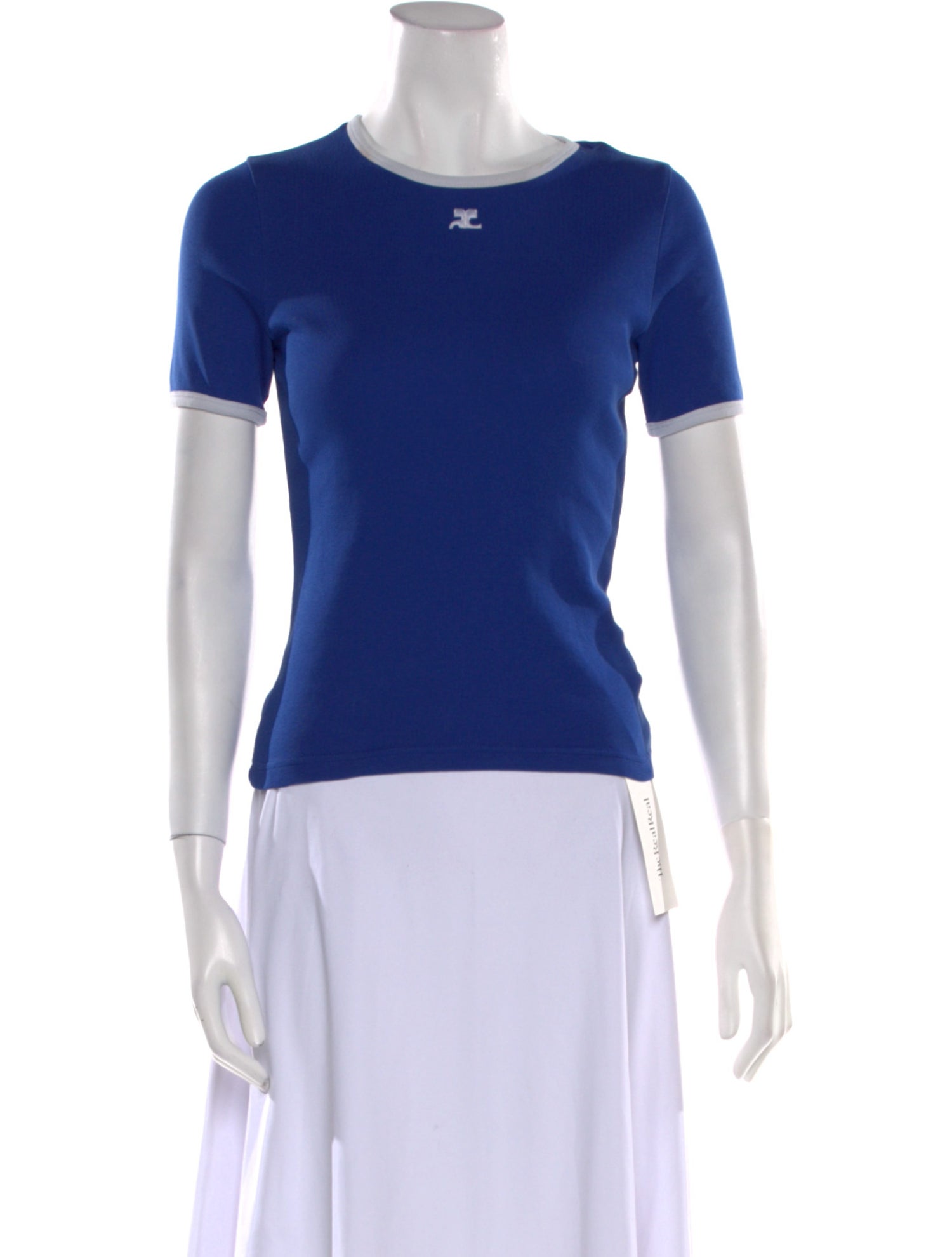 Courrèges Crew Neck Short Sleeve T-Shirt