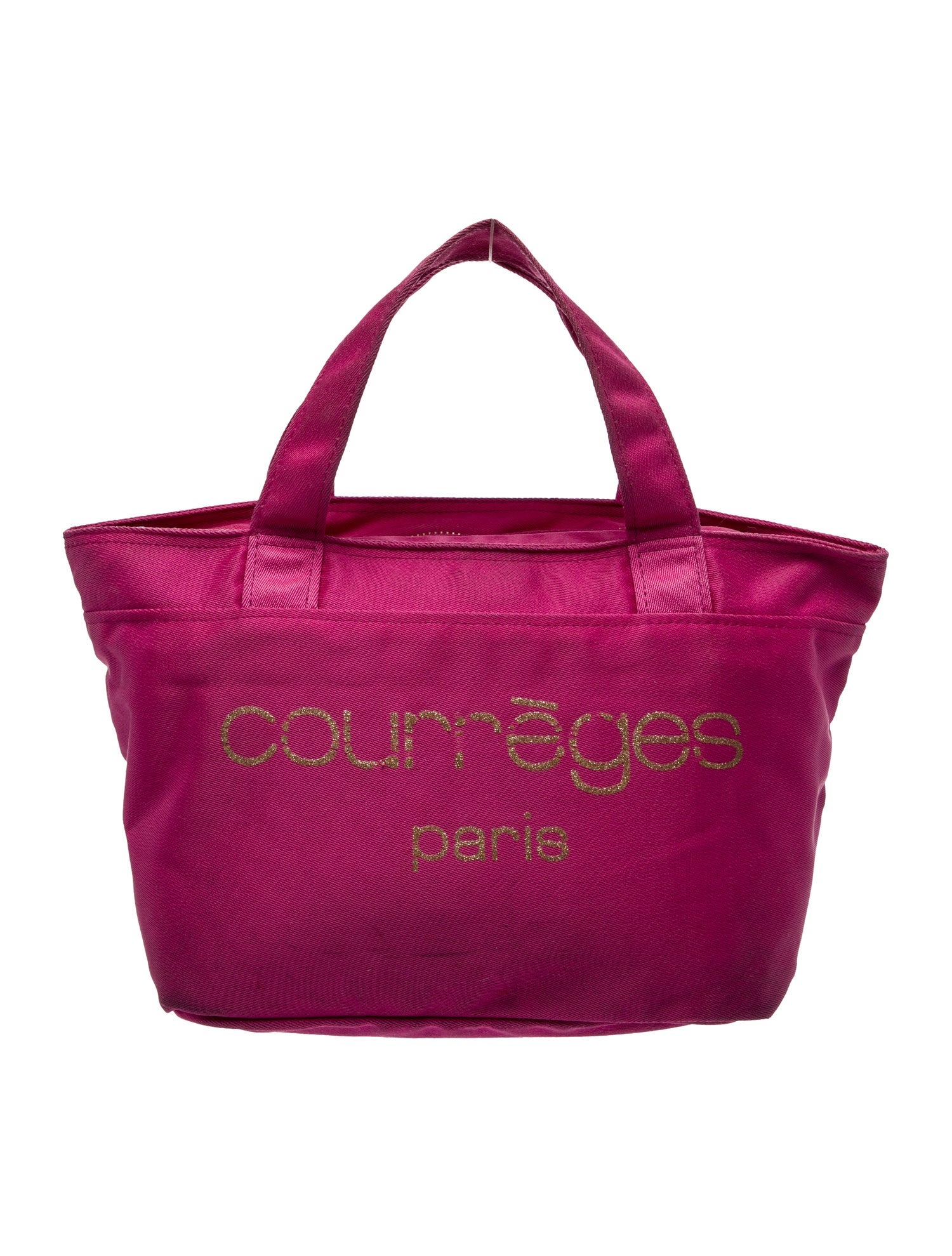 Courrèges Canvas Top Handle Bag