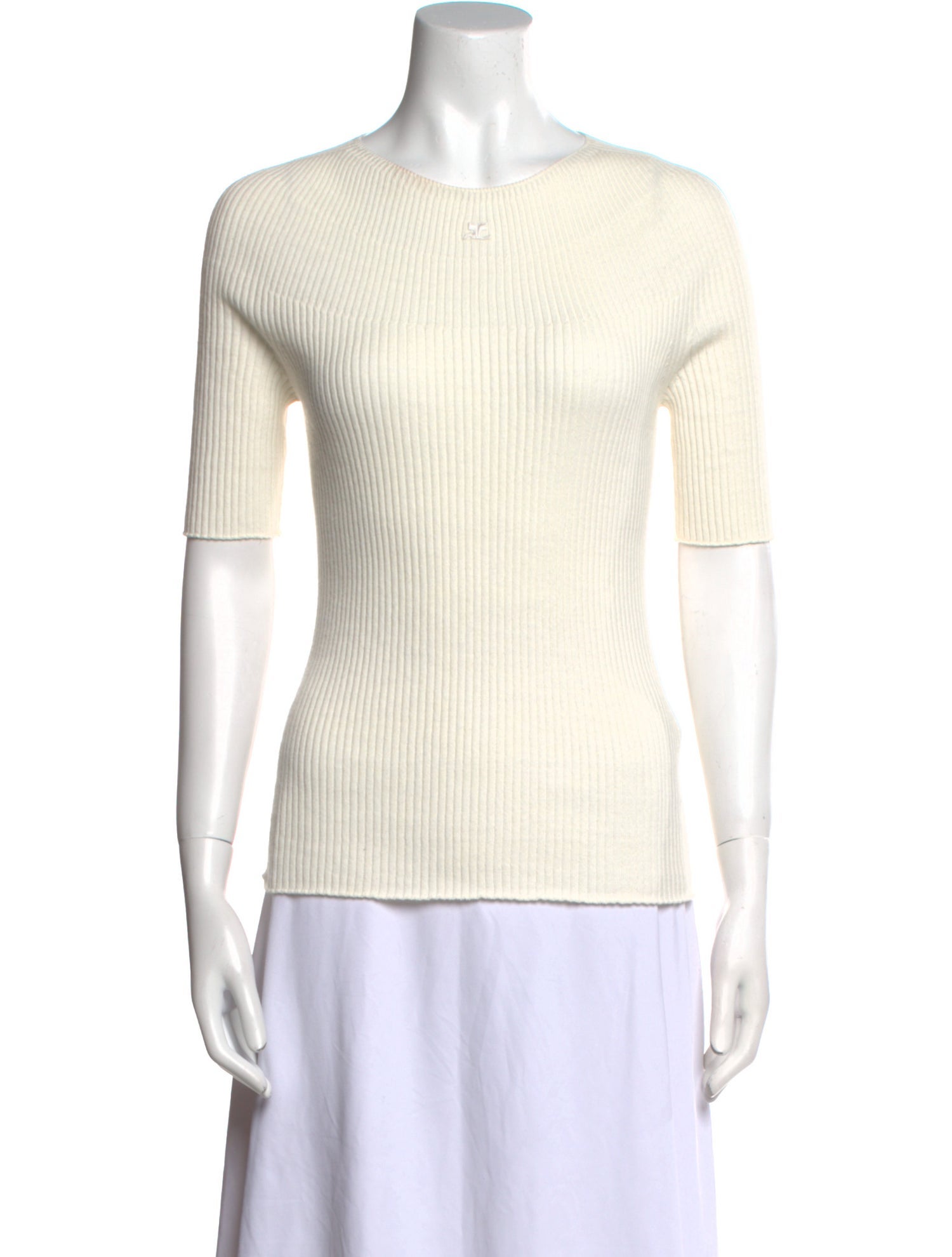 Courrèges Crew Neck Sweater