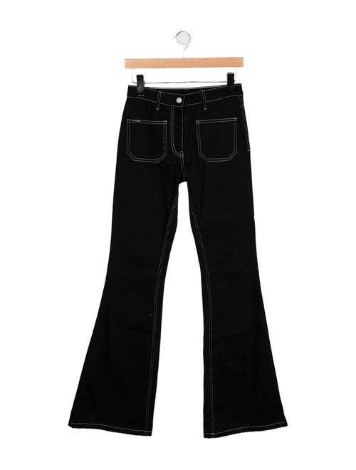Courrèges Mid-Rise Wide Leg Jeans