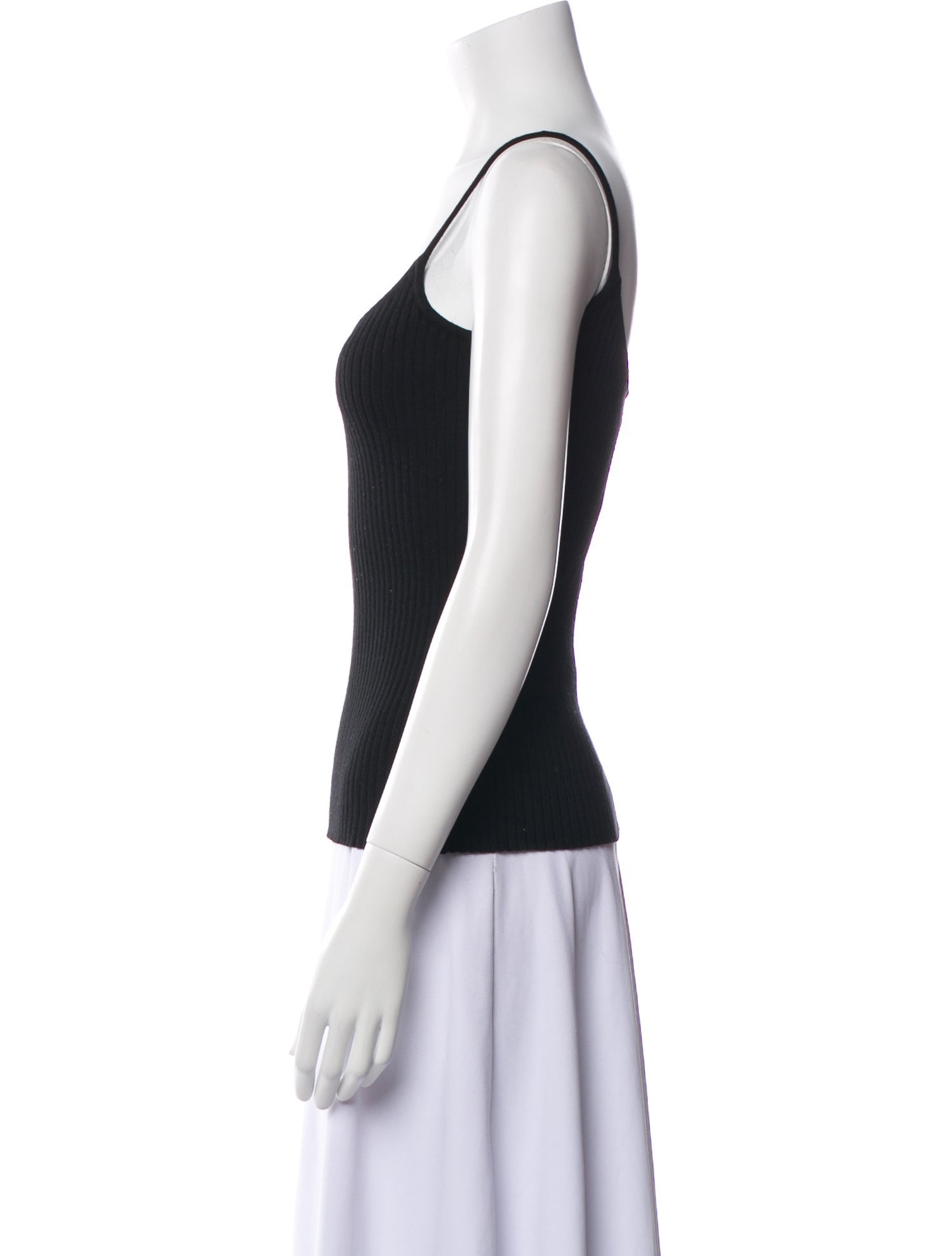 Courrèges Scoop Neck Sleeveless Top