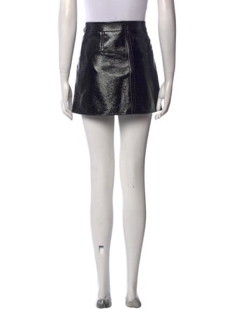 Courrèges Embroidered Accent Mini Skirt