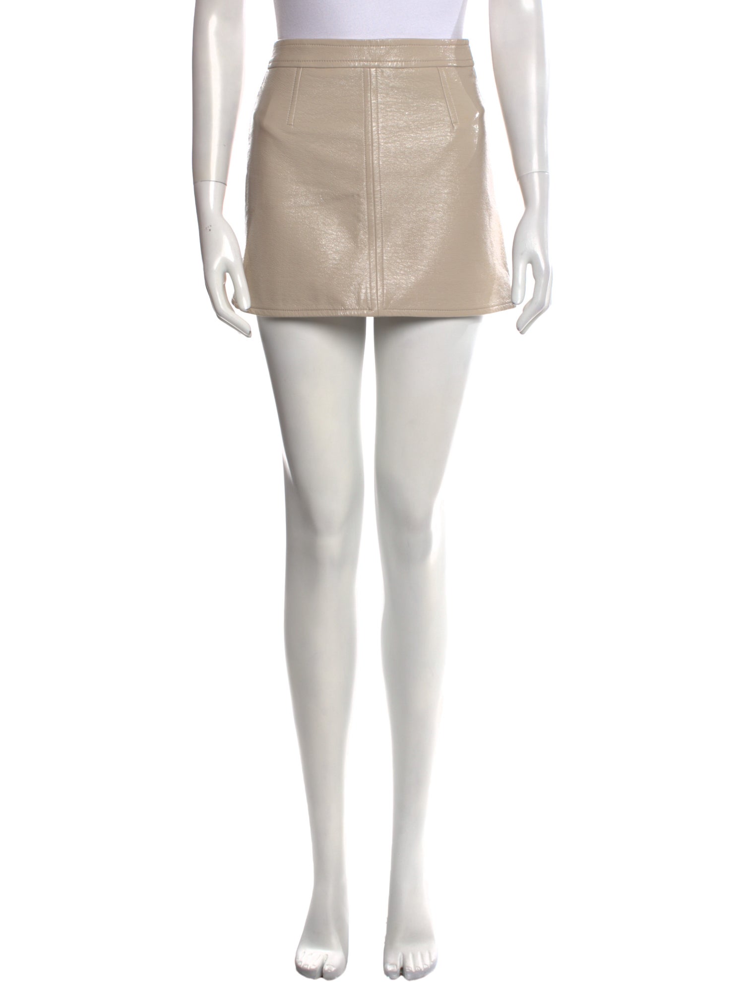 Courrèges Embroidered Accent Mini Skirt