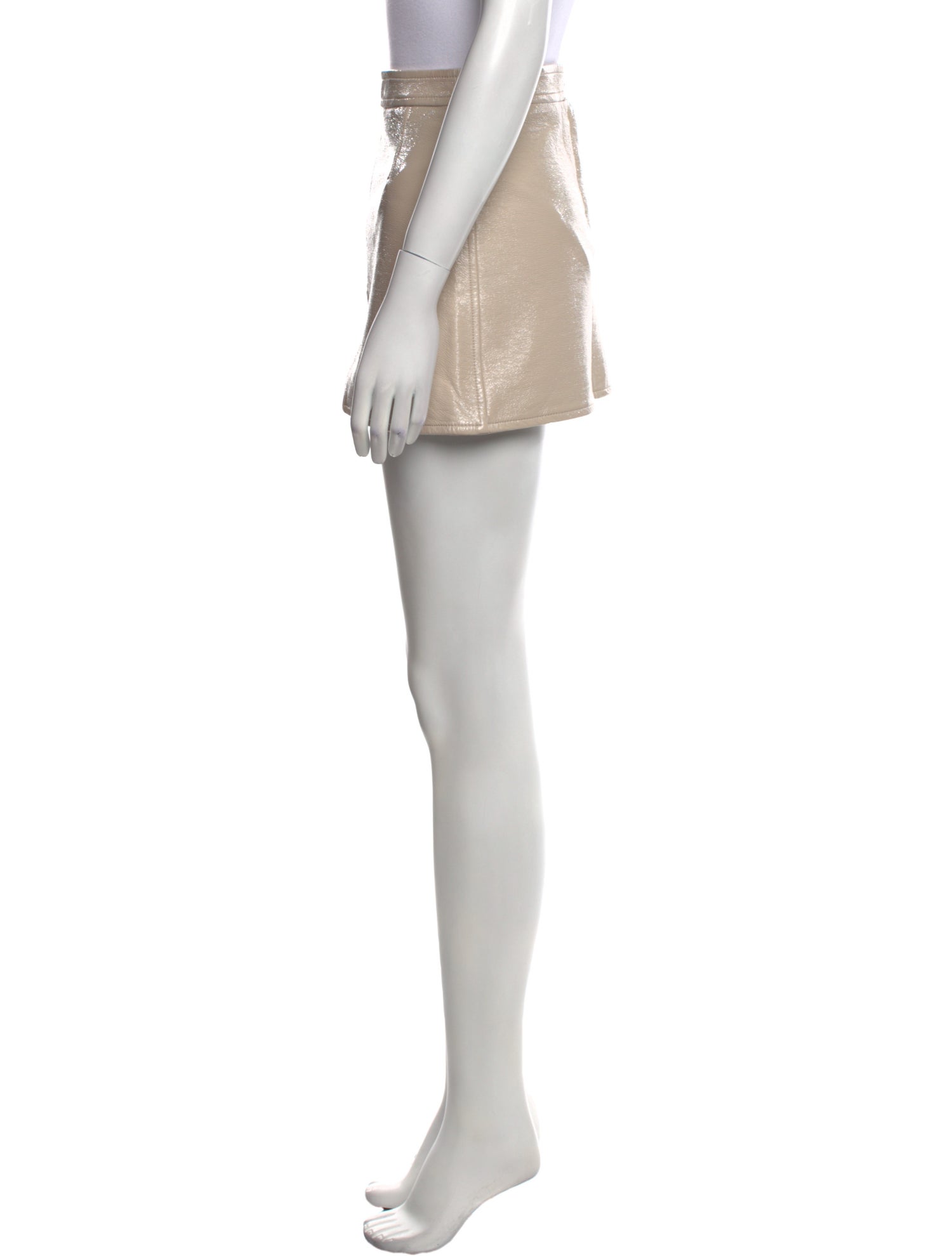 Courrèges Embroidered Accent Mini Skirt