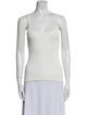 Courrèges Square Neckline Sleeveless Top