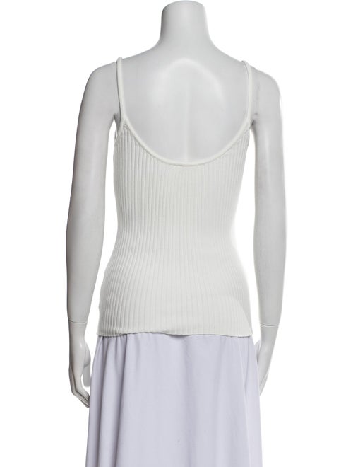 Courrèges Square Neckline Sleeveless Top