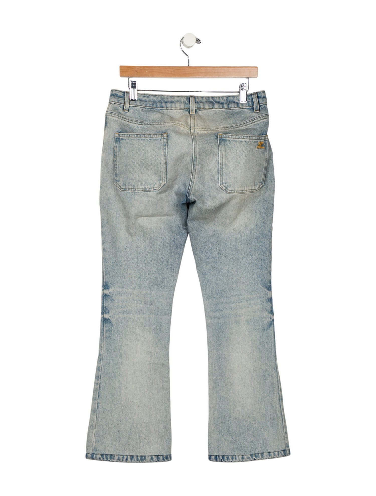 Courrèges Mid-Rise Wide Leg Jeans