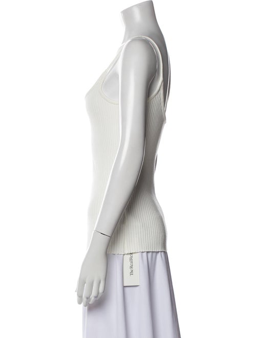 Courrèges Square Neckline Sleeveless Top