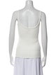 Courrèges Square Neckline Sleeveless Top