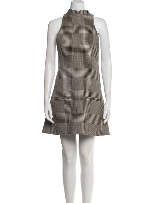 Courrèges Houndstooth Print Mini Dress
