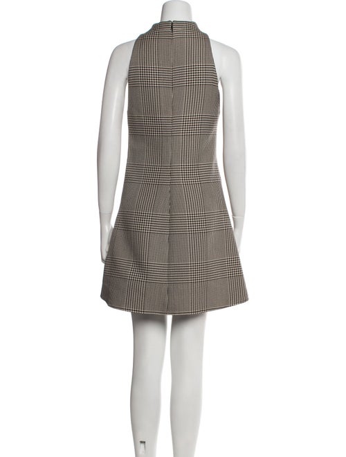 Courrèges Houndstooth Print Mini Dress