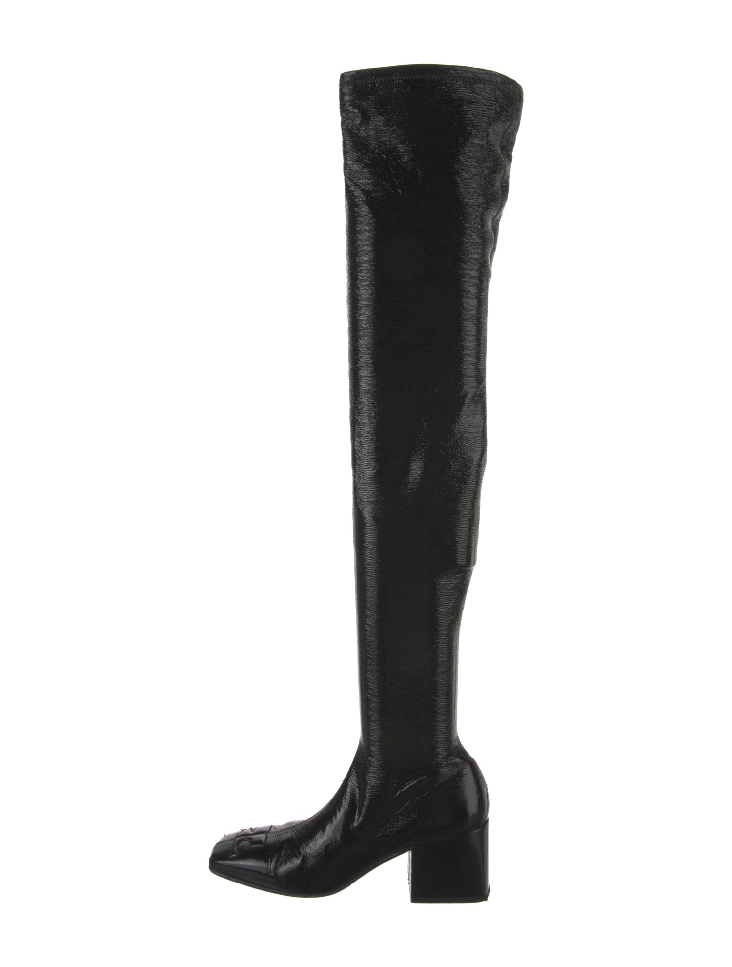 Courrèges Patent Leather Sock Boots
