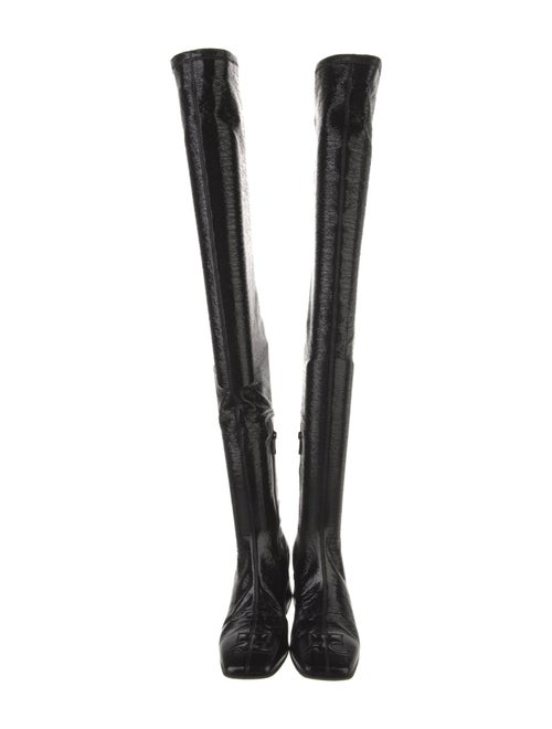 Courrèges Patent Leather Sock Boots