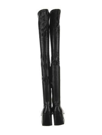 Courrèges Patent Leather Sock Boots