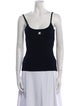 Courrèges Scoop Neck Sleeveless Top