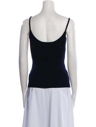 Courrèges Scoop Neck Sleeveless Top