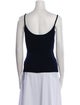 Courrèges Scoop Neck Sleeveless Top