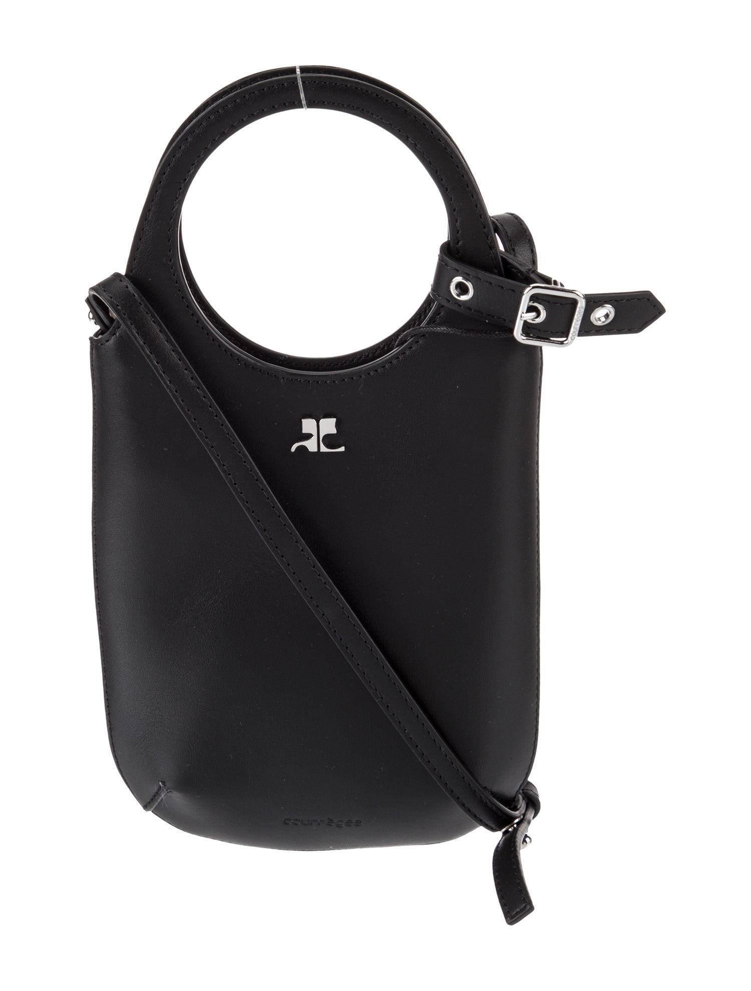 Courrèges Leather Shoulder Bag w/ Tags