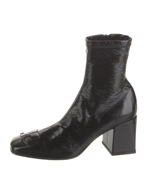 Courrèges Patent Leather Sock Boots